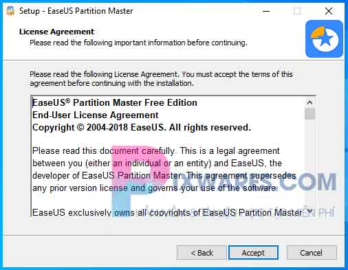 easeus partition master 16 5 5