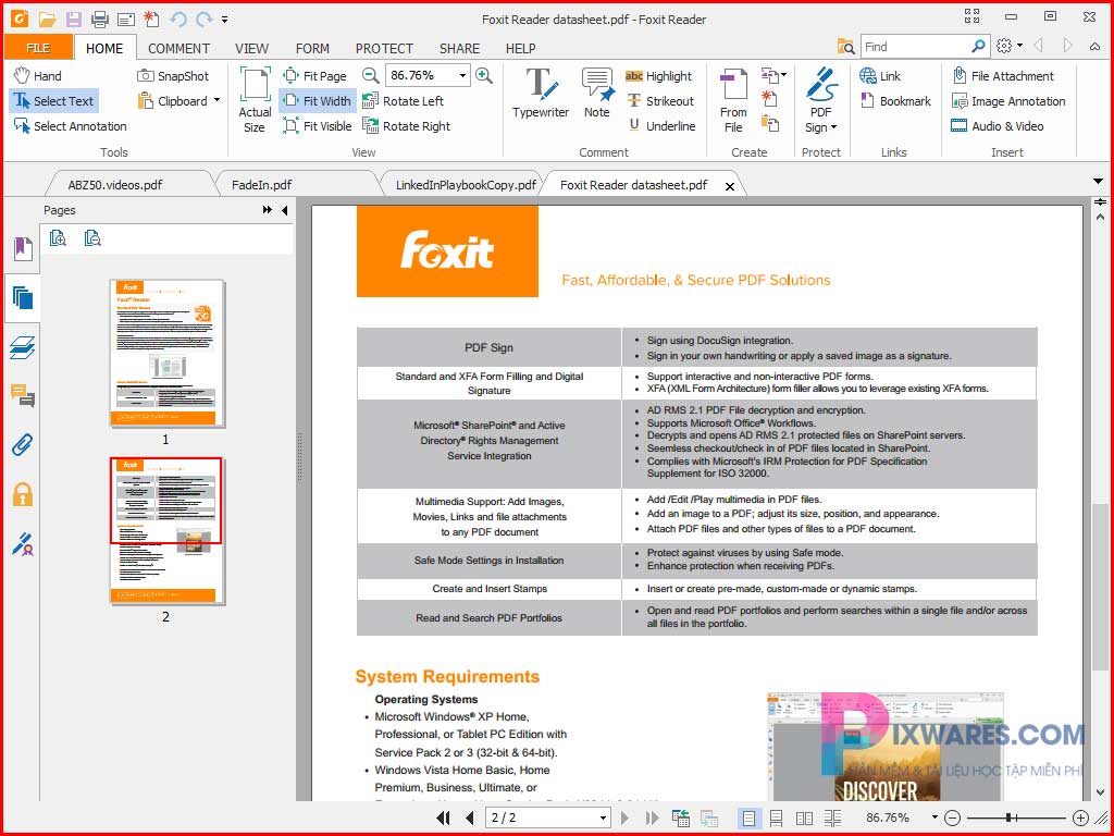 foxit-reader-ung-dung-doc-pdf-mien-phi
